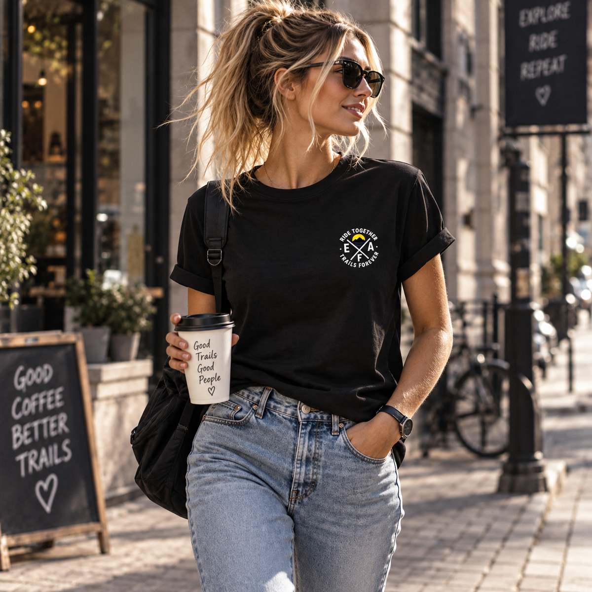 EFA Damen T-Shirt Front Baumwolle